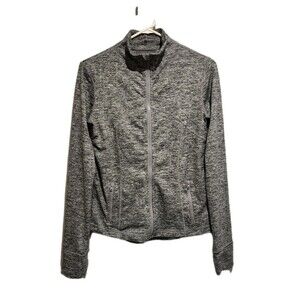 Quince Womens Ultra-Soft Performance Jacket Heather Gray Size Medium